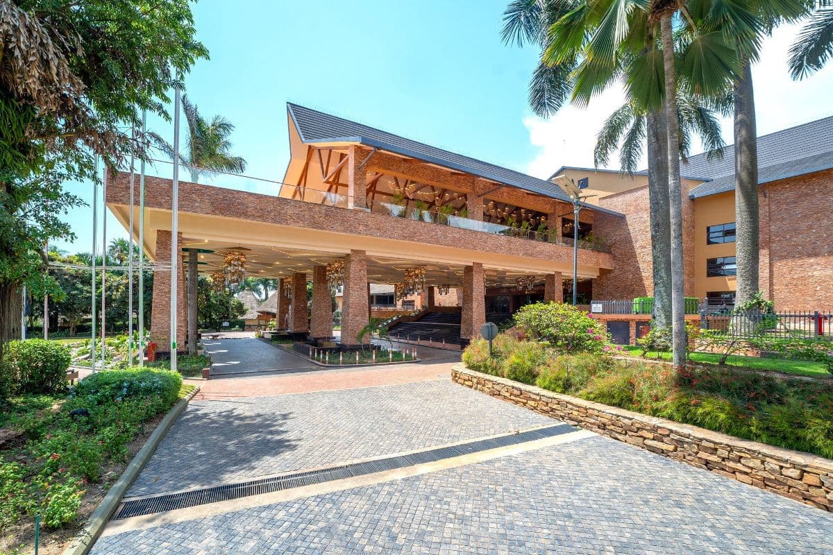 An image of the speke resort munyonyo entrance